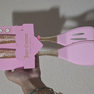 Juicy Couture Pink and Gold Kitchen Utensils